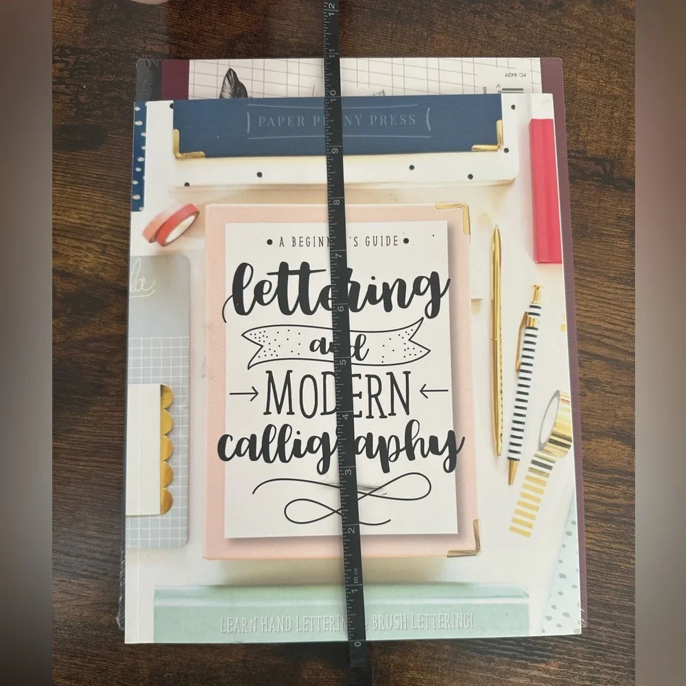 Calligraphy guide and paper